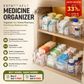 🔥 Organizador de medicamentos telescópico transparente — extensível, perfeito para um armário de medicamentos organizado 💊🗄️