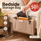 🛏️50% de desconto já! Bolsa organizadora de cabeceira com múltiplos bolsos – Organizador suspenso em feltro para beliches e dormitórios; ideal para guardar tablet, livro, telemóvel e artigos de papelaria.